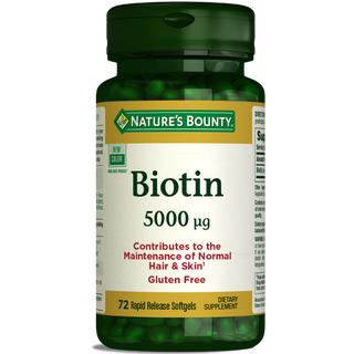 Nature's Bounty Biotin 5000 mcg