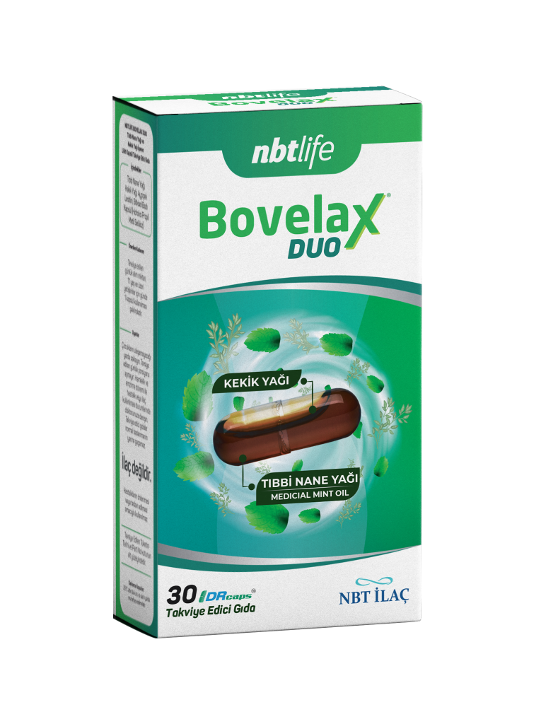 NBT Life Bovelax DUO Tibbi Nane Yagi 30 Kapsul
