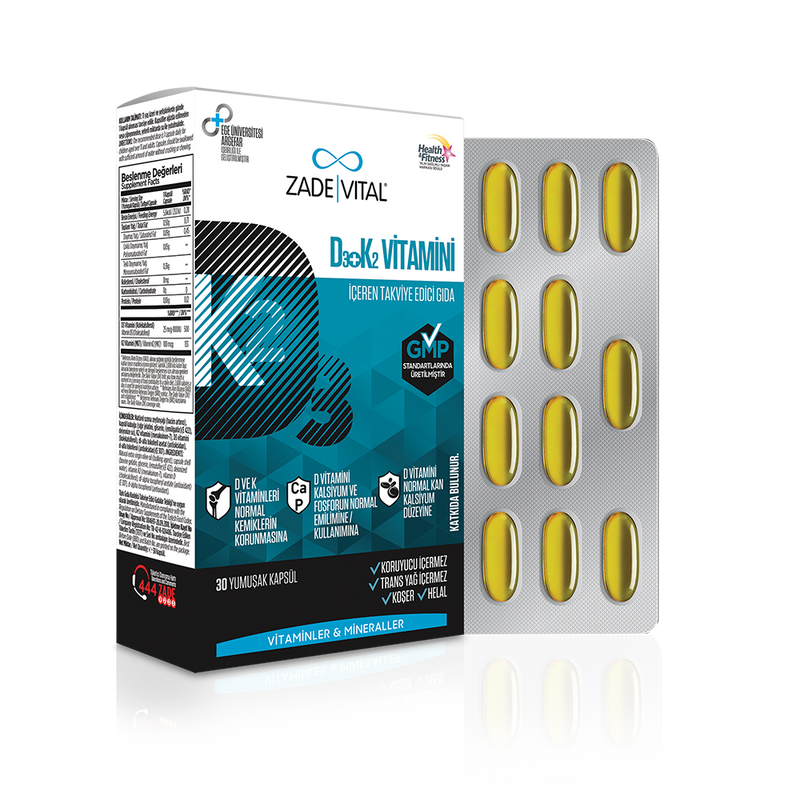 Zade Vital D3+K2 Vitamini