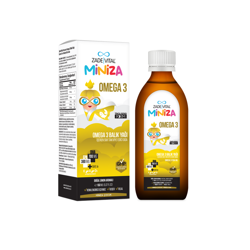 Zade Vital Miniza Omega 3 Balık Yağı