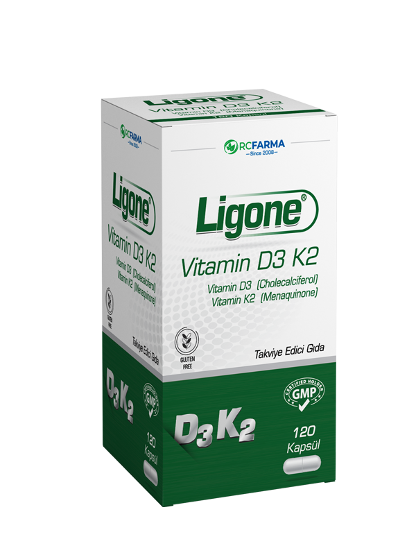 Ligone Vitamin D3 K2 120 Kapsul