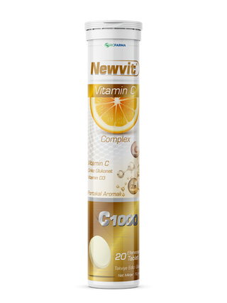 Newvit Vitamin C Complex Efervesan 20 Tablet
