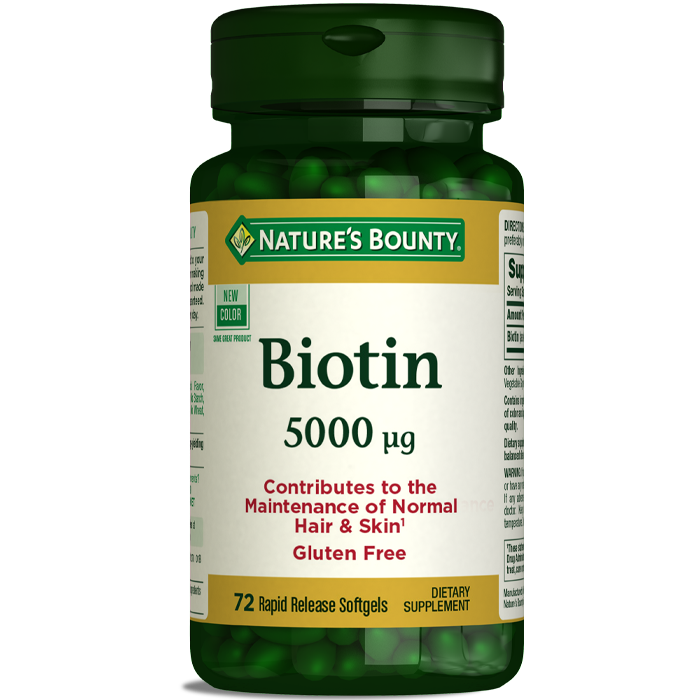 Nature's Bounty Biotin 5000 mcg