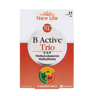 NewLife B-Active Trio B Vitamini 30 Dilaltı Tablet