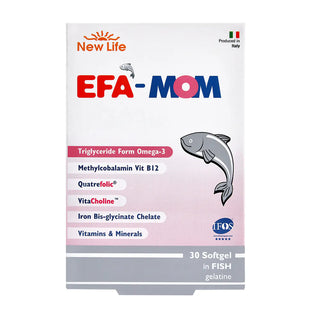 NewLife EFA Mom Omega-3 ve Multivitamin 30 Kapsül