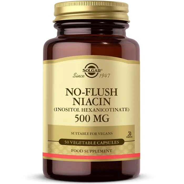 Solgar No Flush Niacin 500 mg