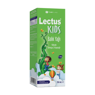 Lectus Kids Balık Yağı Elma Aromalı