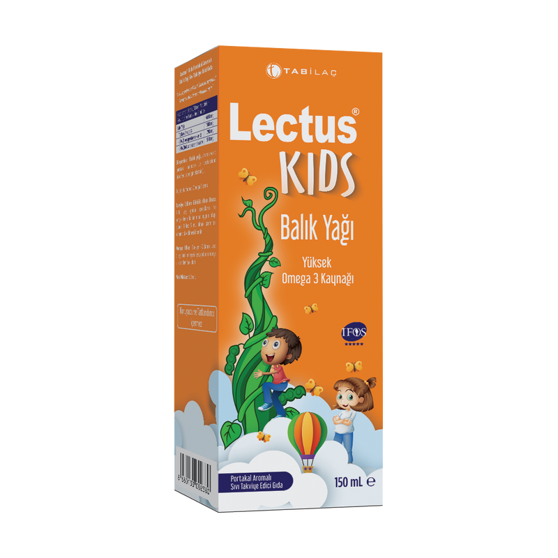 Lectus Kids Balık Yağı Portakal Aromalı