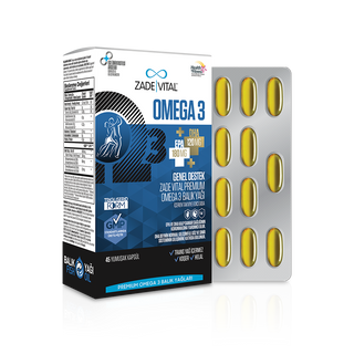 Zade Vital Omega 3 Balık Yağı Genel Destek