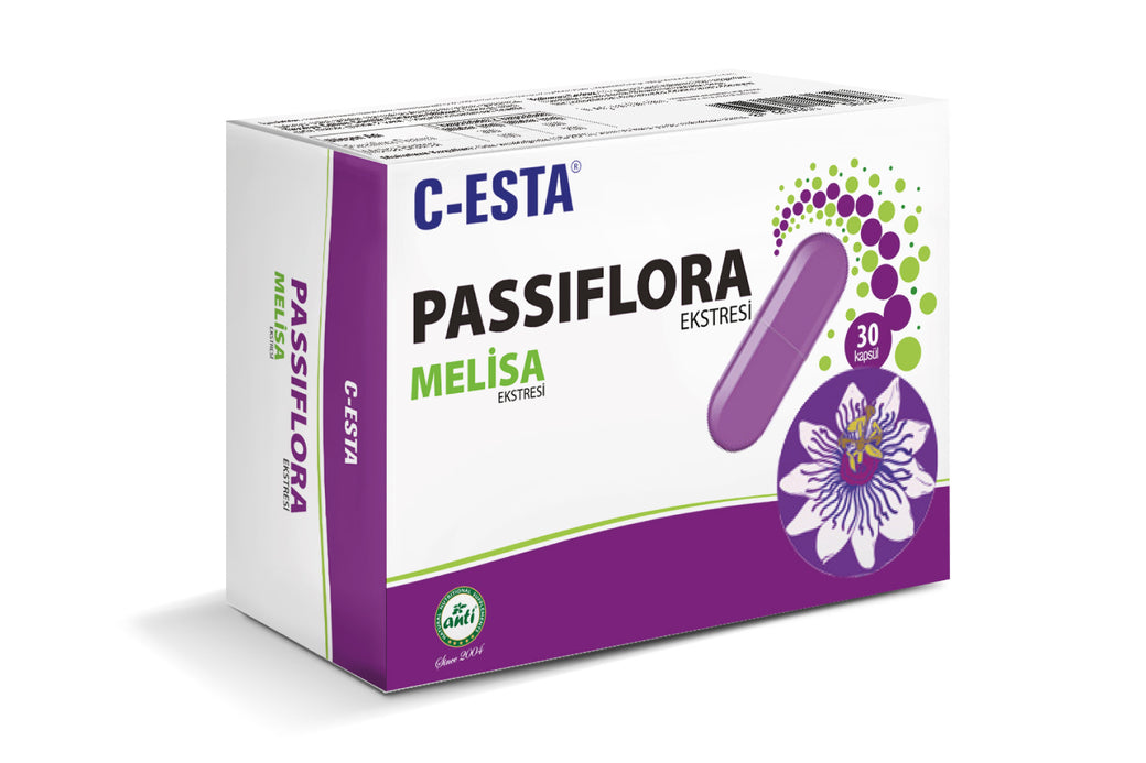 Anti C-Esta Passiflora & Melisa Ekstresi 30 Kapsül