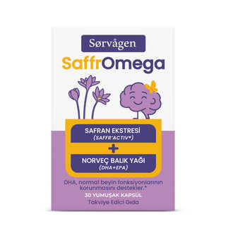 Sorvagen SaffrOmega ( Safran ve Omega3) -30 Yumuşak Kapsül