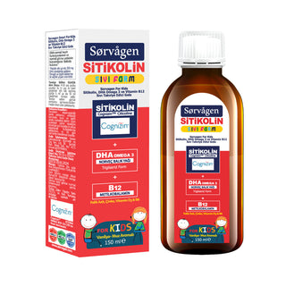 SORVAGEN SİTİKOLİN KIDS SIVI FORM (SİTİKOLİN, DHA Omega 3  ve B12)