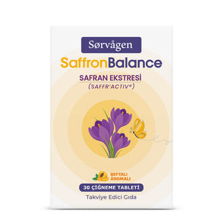 Sorvagen SaffronBalance Safran Çiğneme Tableti- 30 Tablet