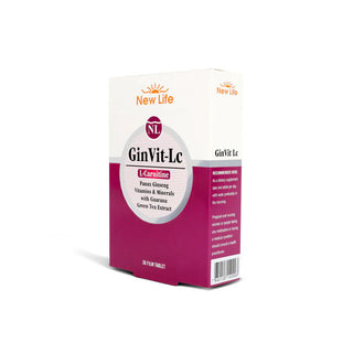 NewLife GinVit-LC L-Carnitine Multivitamin 30 Film Tablet