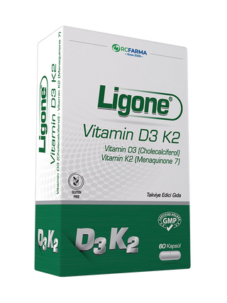 Ligone Vitamin D3 K2 60 Kapsul