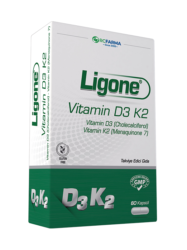Ligone Vitamin D3 K2 60 Kapsul