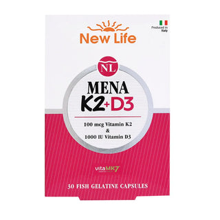 NewLife Mena K2+D3 Vitamini 30 Kapsül