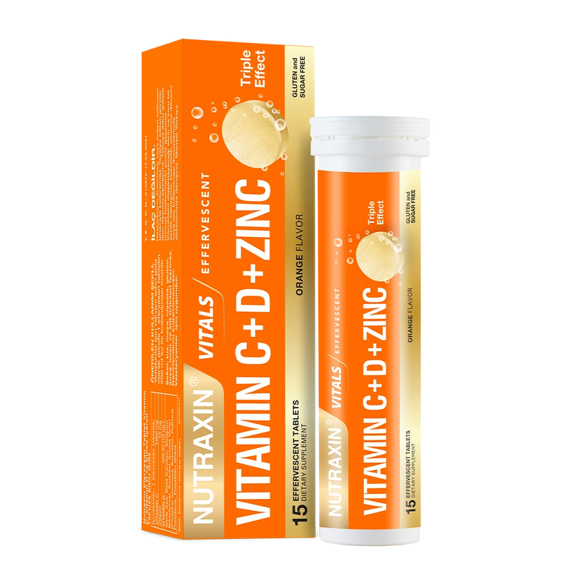 Effervescent Vitamin C-D-Zinc