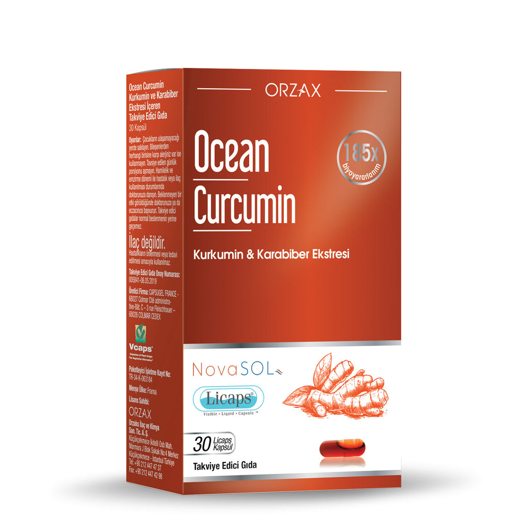 Ocean Curcumin 30 Kapsül