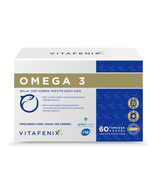 Omega 3 Balık Yağı Takviyesi - IFOS Onaylı, Trigliserid Formda