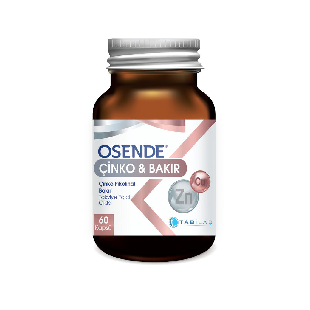 Osende Çinko & Bakır 60 Kapsül