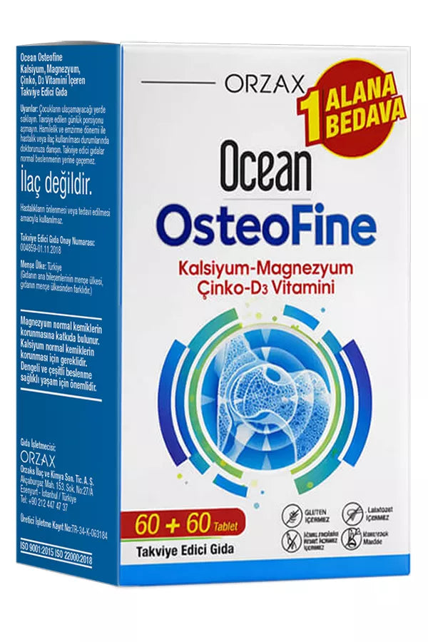 Ocean Osteofine 60 Tablet 1+1 Paket