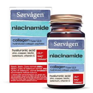 Sorvagen Niacinamide Collagen / Kolajen Hyaluronic Acid Tablet
