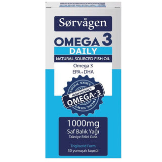 Sorvagen Omega 3 Daily_Saf Balık Yağı (50x1000mg)